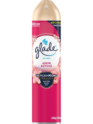 3 Adet Glade Oda Kokusu Aerosol 300 ml Aşkın Büyüsü