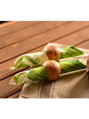 2 Adet Bambum Dixon Peçete Halkası 2'li