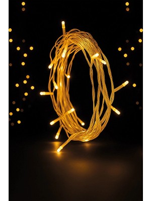 2 Adet Mistique Home Sarı LED Işık 50'li 3 Metre