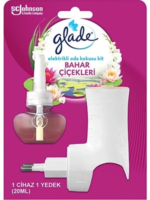 2 Adet Glade Elektrikli Kit Oda Kokusu Bahar Çiçekleri