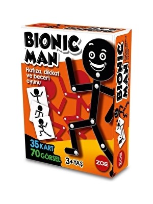 4 Adet Zoe Bionic Man Kutu Oyunu 35000