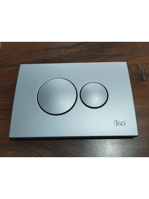 Uso Gömme Rezervuar Kumanda Paneli Basma Butonu Mat Gri