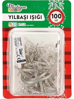 4 Adet Mistique Home Renkli LED Işık 100'LÜ Adaptörlü