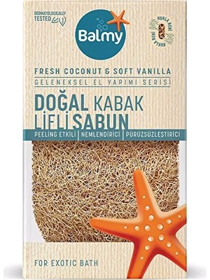 4 Adet Balmy Sabunlu Lif Fresh Coconut & Soft Vanilya