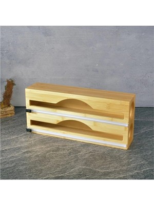 4 Adet   Tohana Bambu Ikili Rulo Folyoluk