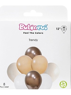 2 Adet Balonevi Trend Balon Seti 30CM 8'li