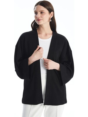 Lc Waikiki Yeni Sezon Şal Yaka Düz Oversize Kadın Hırka