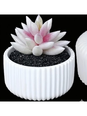 Karakız Dekoratif Saksı Silikon Kalıp 10.5x6 Cm