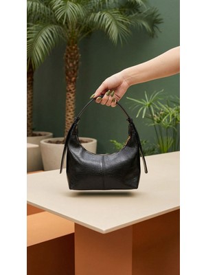 Senel Collection Mono Deri Tokalı Çanta El Omuz