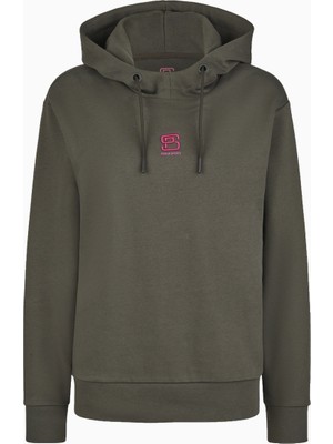 Pikeur Spor Lüks 8275 Teddy Detaylı Kapüşonlu Kadın Sweatshirt