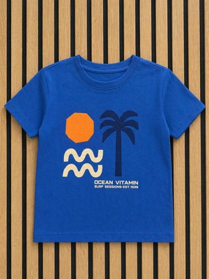 NerKids Erkek Çocuk Desenli T-Shirt