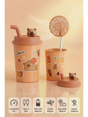 Eco Port Bardak Model Mini Ayıcıklı Fan