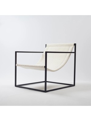 Mobelanza Tera Metal Berjer Beyaz