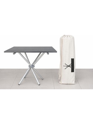 Belirtilmemiş Katlanır kamp piknik masası 50Yükseklik 66 cm En Portatif Oturak Kamp Piknik Katlanabilir Metal Ayaklı Bank Bench