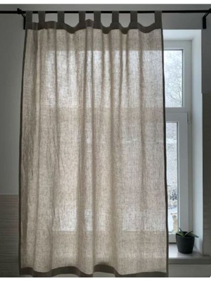 Özgürce Doğal Pamuklu Keten Perde, Farklı Boy Seçenekleriyle Şık ve Kullanışlı