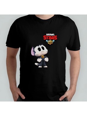Pixxa Brawl Stars Kit Unisex %100 Pamuklu Bisiklet Yaka T-Shirt