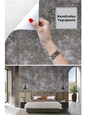 Özgürce Desenli Kendinden Yapışkanlı Duvar Kağıdı, Mutfak Dolap Kaplama Dekoru