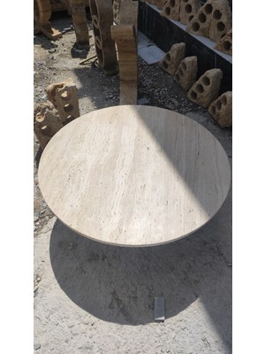 Adomar Marble Traverten Orta Sehpa