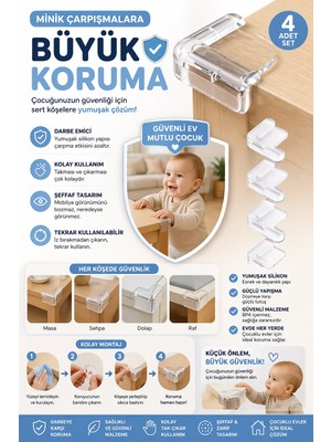 Kaia Life 4lü Köşe Koruyucu