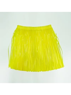 Epilons Neon Sarı Hawaii Parti Eteği 40 cm