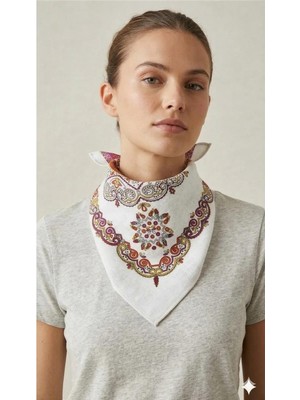 Petek Aksesuar Batik Desenli Bandana