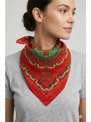 Petek Aksesuar Batik Desenli Bandana