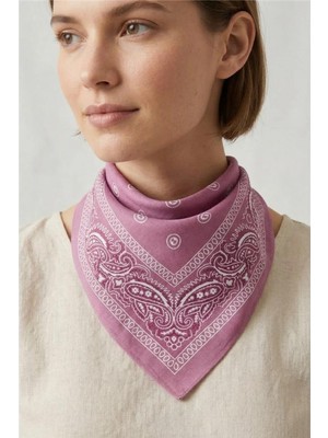 Petek Aksesuar Şal Desenli Bandana