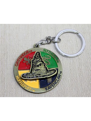 Metal Dönen Harry Potter Seçmen Şapka Anahtarlık  Midastech