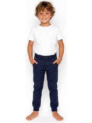 Coupon Çocuk Gabardin Pantolon / Garni Paça - Mevsimlik