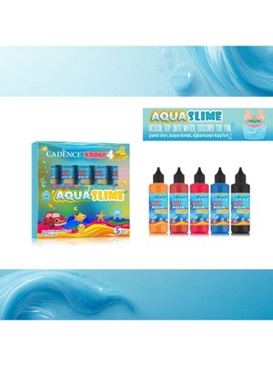 Özgürce Karma Aquaslime Seti 5’li 90ML Kendin Yap Eğlenceli Aktivite Seti
