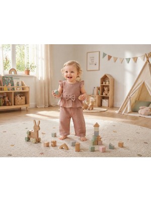 Tuffy Muslin Takım Bebek Kız Takım