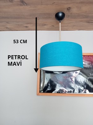 Özgürce Şık Petrol Mavi Jüt Örgü Kablo, Genç ve Oturma Odası Için Dekoratif Parça