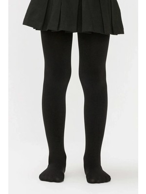 Die Grup Kız Çocuk Pamuklu Külotlu Çorap Siyah