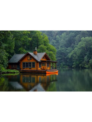 Aden Dijital Dekoratif Manzara Kanvas Tablo