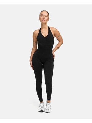 Oace Seamless Halter Tulum - Siyah