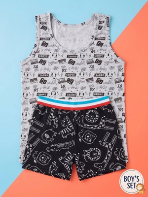 Orivra Erkek Çocuk 6'lı Boxer ve 6'lı Atlet 12'liset