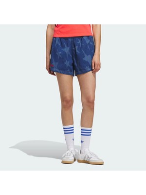 Adidas Denim Graphic Varsity Kadın Şort