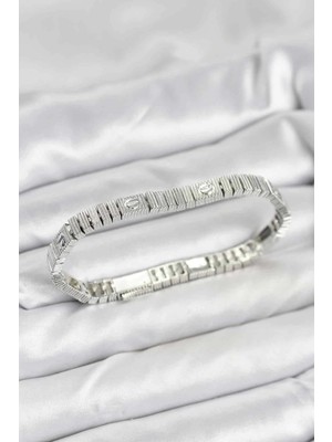 Yıldız Ticaret Mey Ithalat® Gümüş Renk Vıp Seri Bileklik