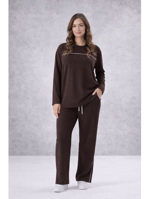 Köşedeki Dükkan Biyeli Uzun Kollu Premium Modal Takım