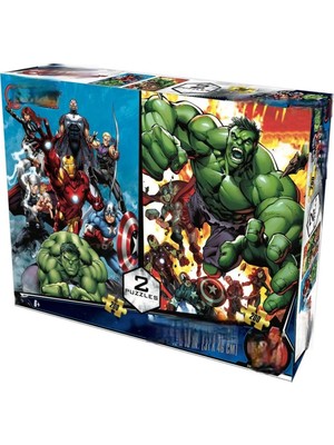Belle Fusion Mey Ithalat® Avengers Ikili Puzzle 200 Parça