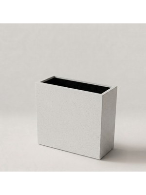 Hobi Tarım Dikdörtgen Beton Saksı 80X30X80CM