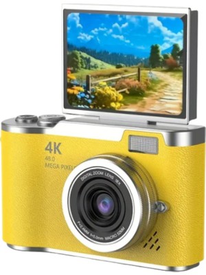 Ematcrt LK007 Fotoğraf Makinesi Sarı - Lisinya