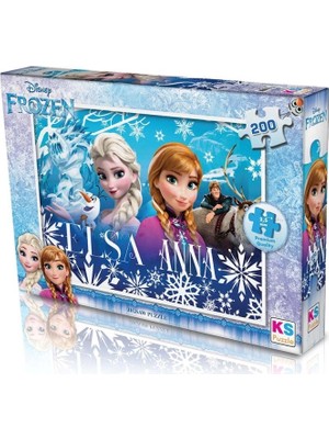 Belle Fusion Mey Ithalat®  200 Parça Frozen Puzzle