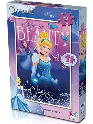 Belle Fusion Mey Ithalat®  Games Cinderella 50 Parça Puzzle