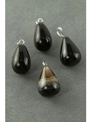 Venüs Shopping Akik Damla Doğaltaş Kolye Ucu 1 Adet