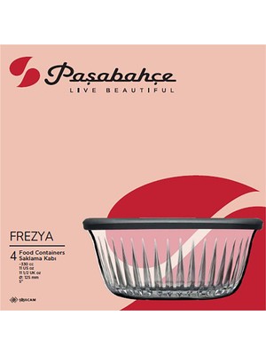 Paşabahçe Frezya Saklama Kabı 330 cc 4'lü