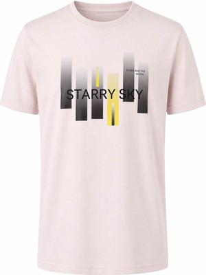 Trender 26Y595000007 Taş Erkek T-Shirt Star Sky O Yaka