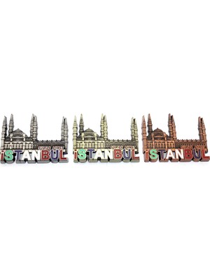 Eco Port Istanbul Temalı Metal Magnet ALK3341