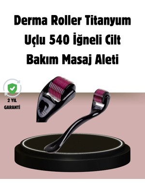 Belle Fusion Mey Ithalat® Dermaroller Titanyum 540 Iğneli 1 mm Cilt Yenileme ve Anti Aging Etkisi