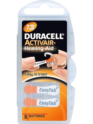 Belle Fusion Mey Ithalat® Duracell No 13 Işitme Cihazı Pili
